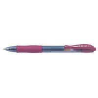 עט ג'ל + לחצן 0.7 מ"מ PILOT G-2 במגוון צבעים