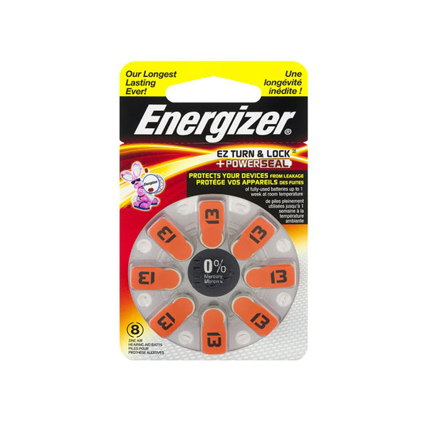 מארז 8 סוללות למכשיר שמיעה ENERGIZER 13AIR