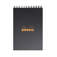 פנקס ספירל כריכת פלסטיק RHODIA A4/A5/A6