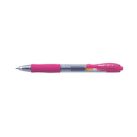 עט ג'ל + לחצן 0.5 מ"מ PILOT G-2 במגוון צבעים